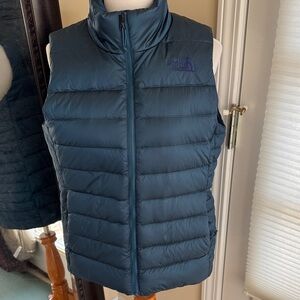The North Face Teal Down Puffer Vest
